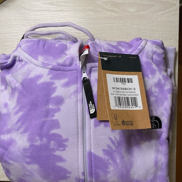Northface Essential Full Zip Hoodie Tie Dye - Picture 5 of 8